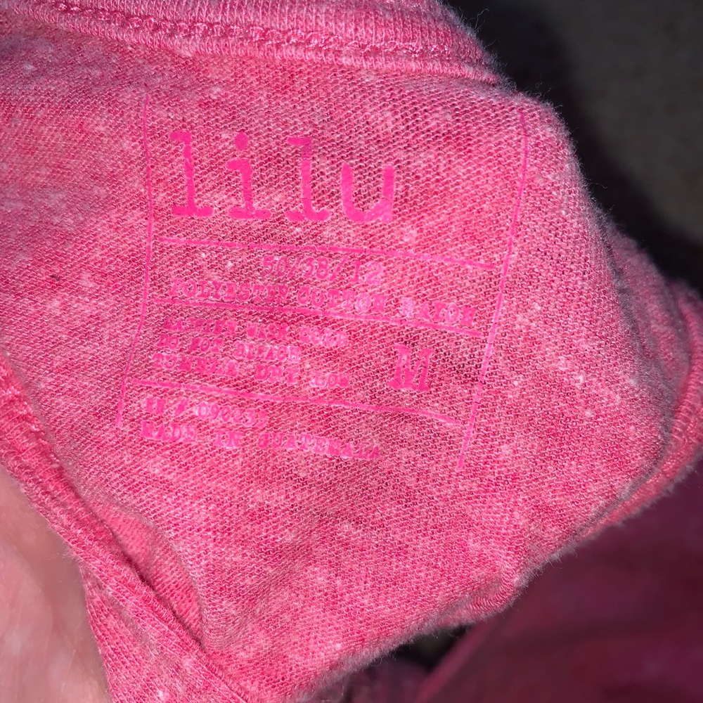 Pink Racer Back Tank Top - Picture 3 of 3